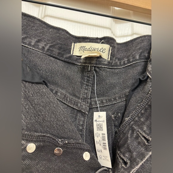 NWT Madewell Petite Pieced Barrel-Leg Jeans in Lockside Wash - Picture 10 of 11